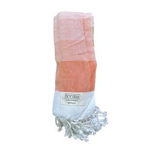 Teema Turkish Towel Yellow Layers 100% Turkish Cotton Flat Woven 68" x 38"